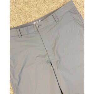 Nike Golf‎ Tour Performance Dri-Fit Lightweight Shorts Mens W34" Gray Striped